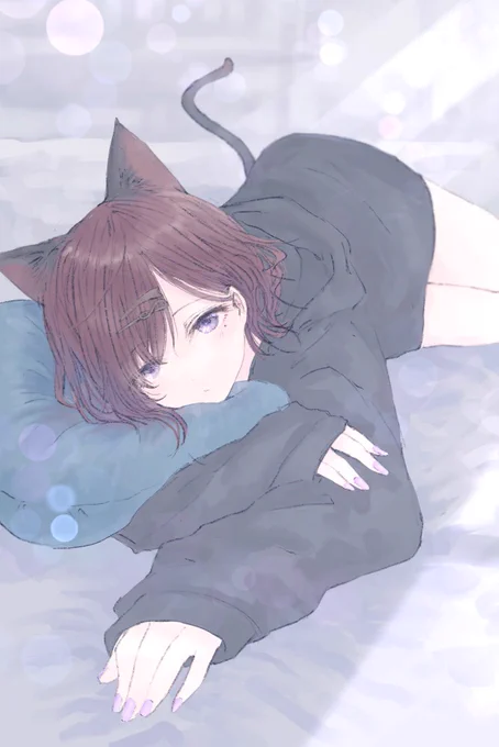 黒猫樋口。 