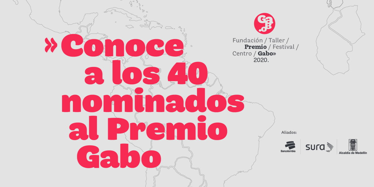 📣¡Las mejores historias de Iberoamérica están aquí!

Te presentamos a los 4️⃣0️⃣ nominados del #PremioGabo 2020 🏆 en las categorías de concurso: Texto, Imagen, Cobertura e Innovación. 

👇🏽👇🏽👇🏽

bit.ly/3s2G9Ta