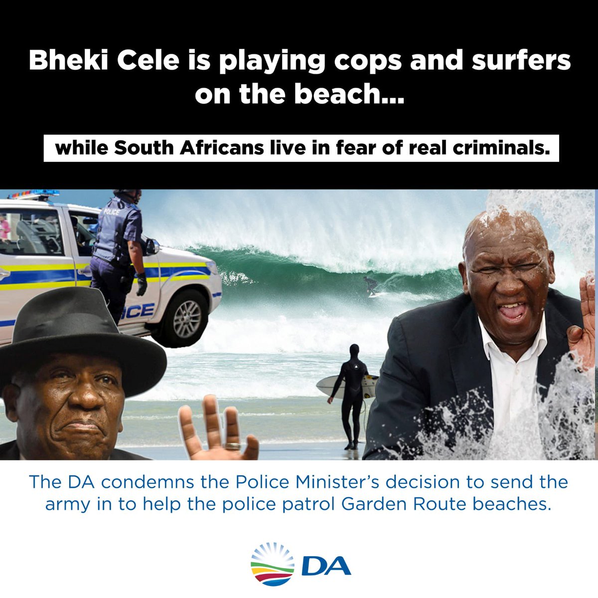 Gangs &amp; criminals running riot, people living in fear of their lives, but our police minister would rather have surfers &amp; old people arrested for following daily rituals away from others, than get real crime under control! What? Priorities!

#beachban #LockdownSA <a href="/creationwines/">Carolyn Martin</a>