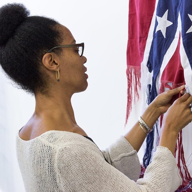 womensart1's tweet photo. Unravelling, (2015-ongoing), by Sonya Clark, US artist #womensart https://t.co/qbWwCGQwMs