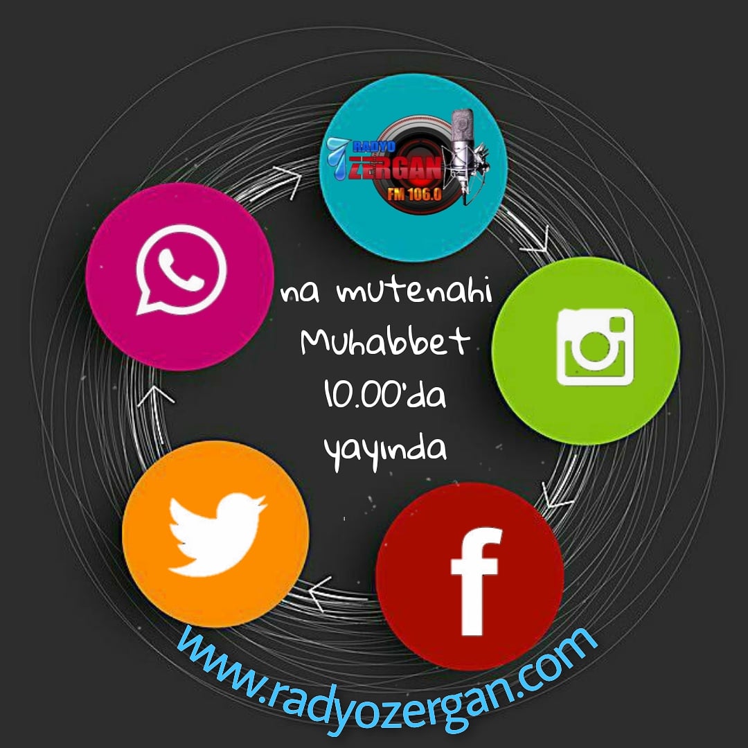 Na Mütenahi Muhabbet birazdan yayında keyifli dinlemeler
#radyo #Mardin #Persembe #Radio #muzik #music 
radyozergan.com