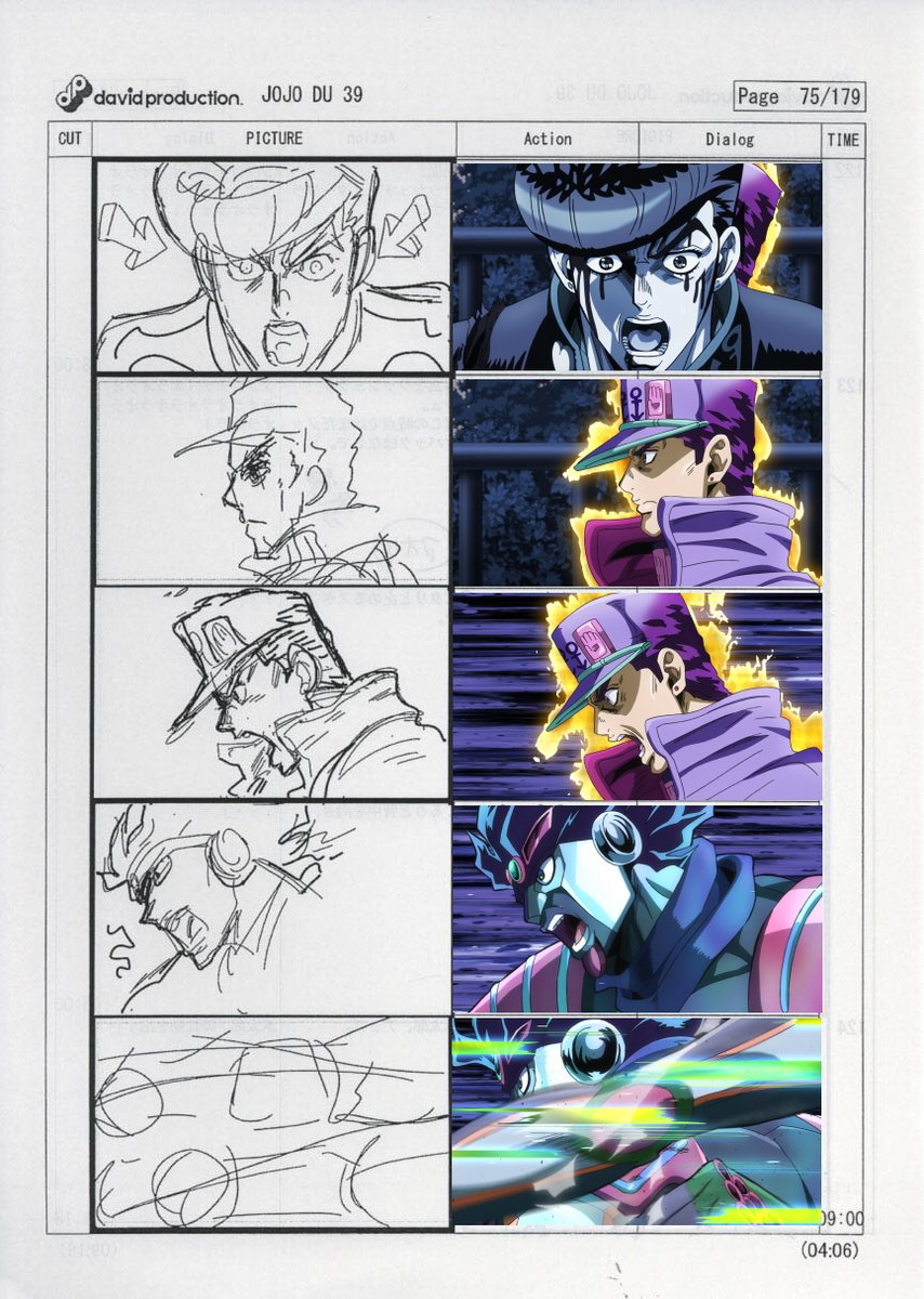 Comparison between storyboard and finished episode

Source: DIU Ep. 39
Storyboard: Naokatsu Tsuda (津田 尚克) 
