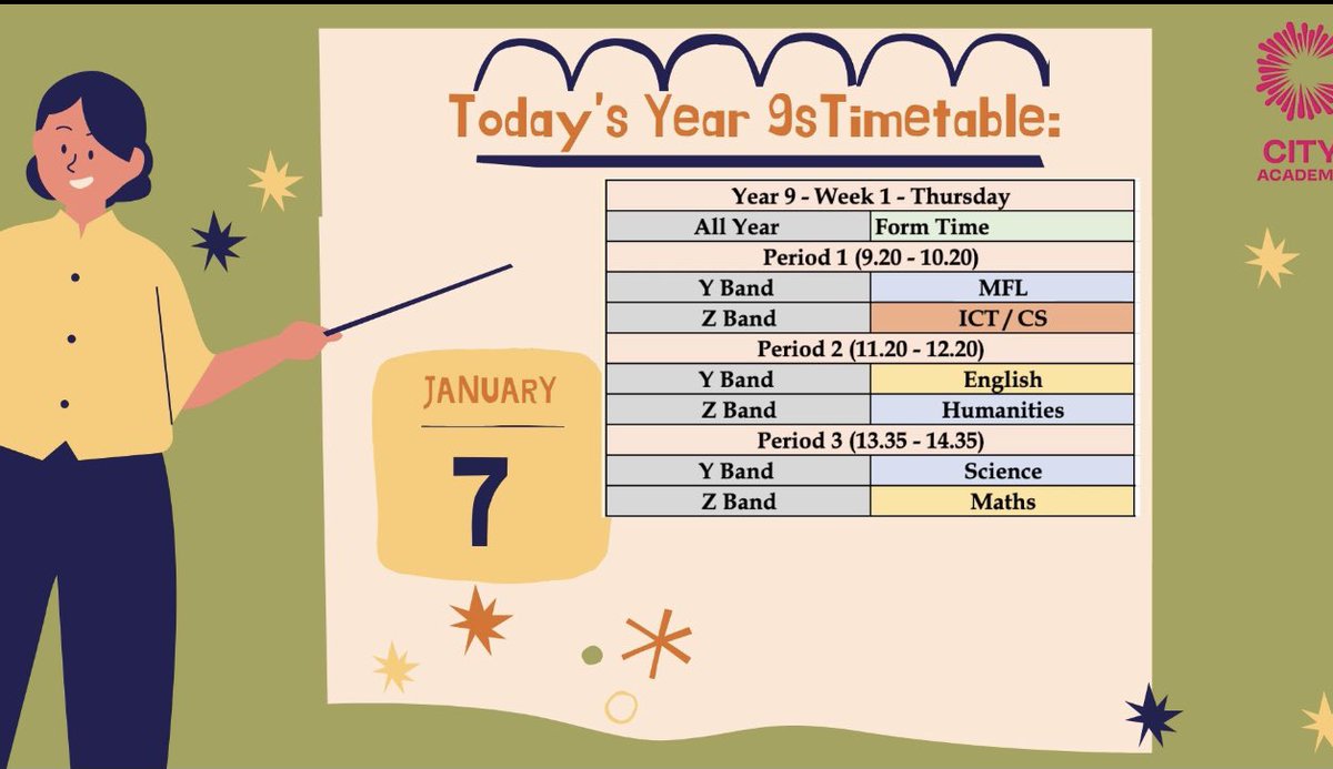 City Academy tweet media