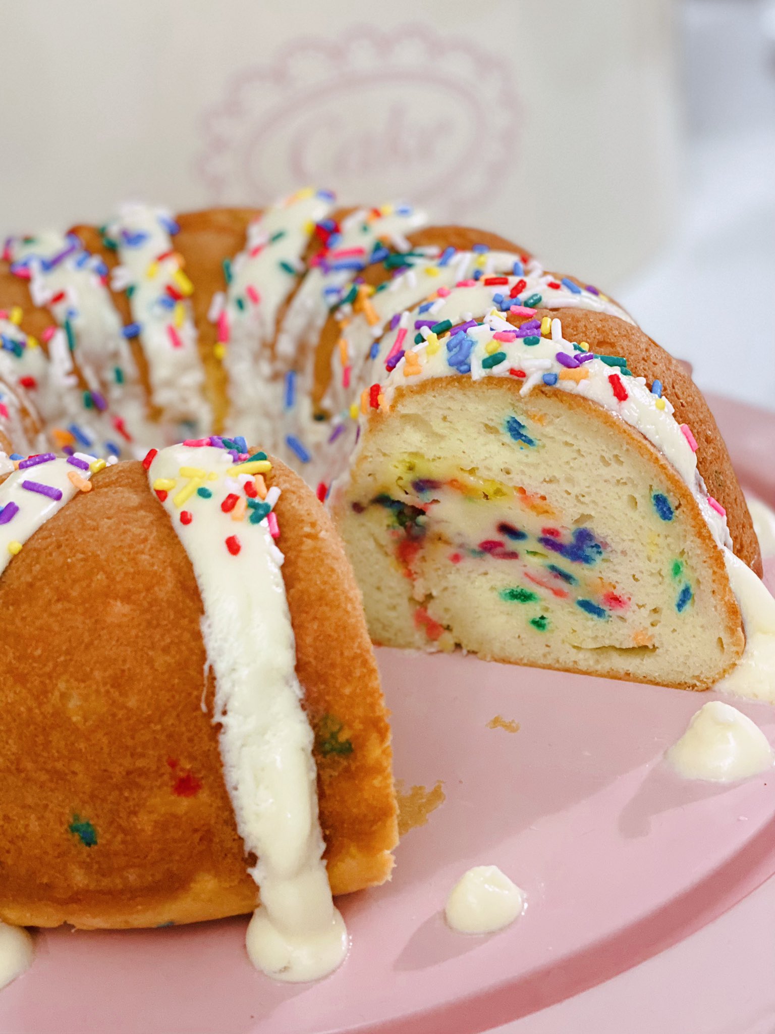 TW Pornstars 1 pic. Violet Doll. Twitter. Funfetti bundt cake with