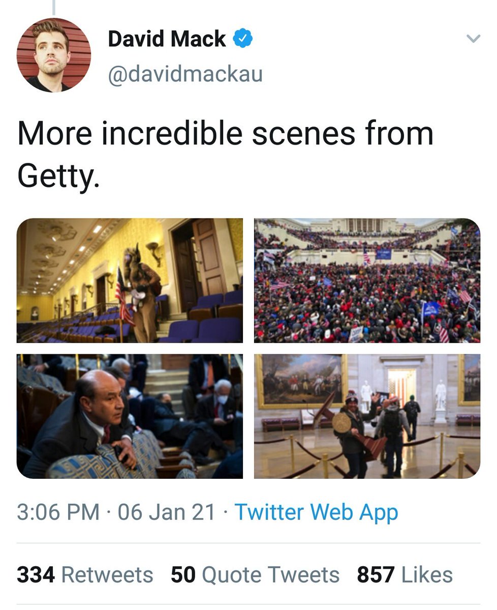 2. I noticed something while looking through the events of the day. David Mack commented on the INCREDIBLE photos that Getty Photos got today. He even posted MORE incredible photos from Getty.