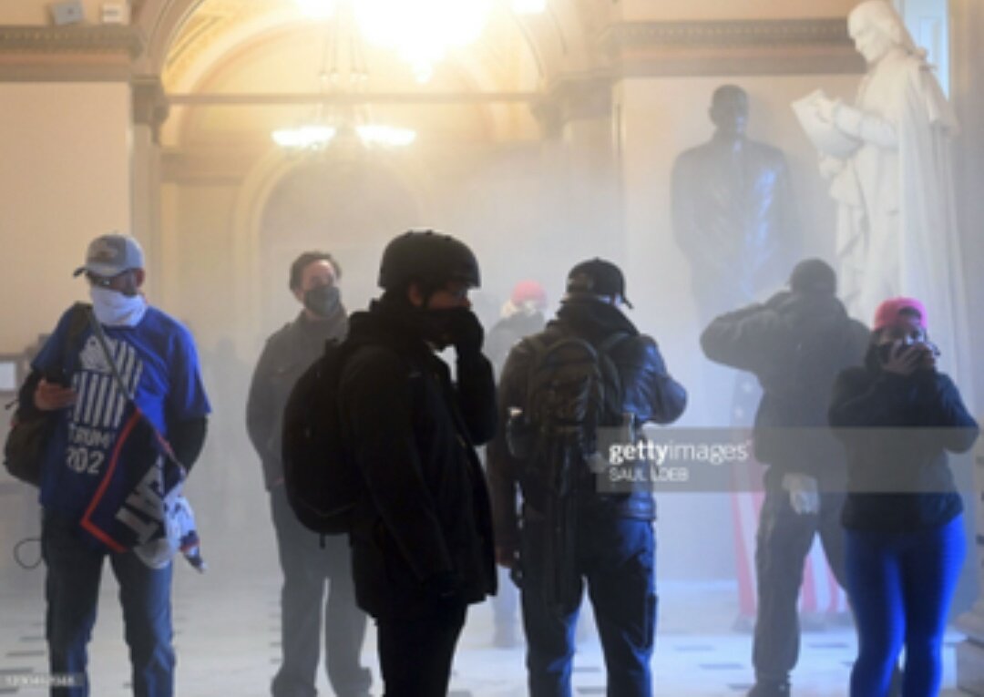 3. So, someone from Getty Photos took these photos. Must not of been that MUCH of a threat. Looks like they were ALL over the place snapping pics.