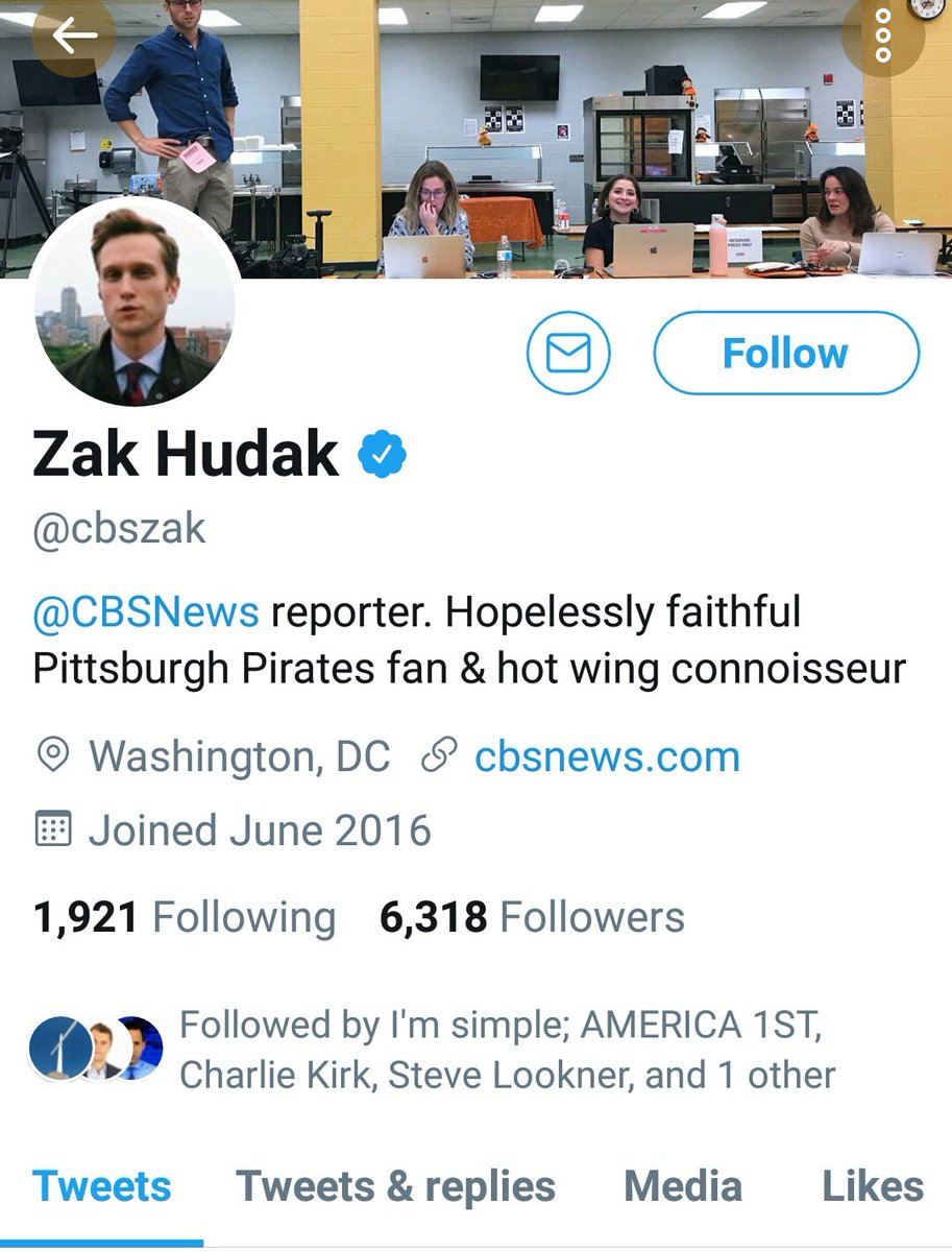 9. Zac Hudak stayed inside the House chamber and snapped this photo. He later tweeted an Opinion piece for WAPO and other CBS news article.