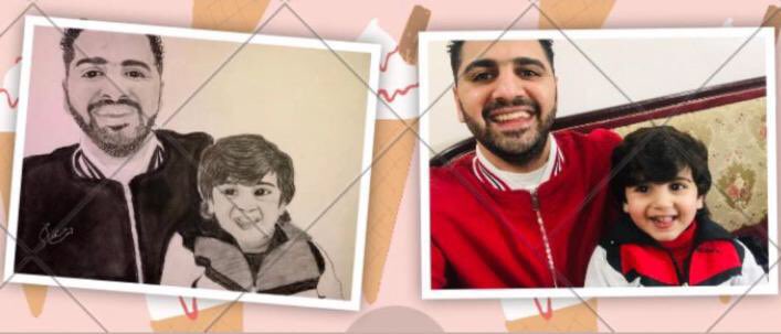 عرض لمدة اسبوع :
البورتريه مقاس 40*50 ب 100 جنيه بس .