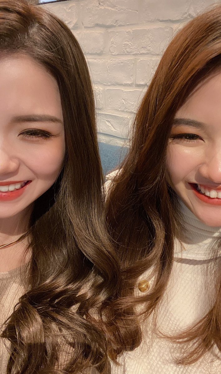 1112Miyu's tweet photo. 昔から似てるって言ってもらえます👭

こまったね☺️爆笑 https://t.co/ZkMNh3qm3S