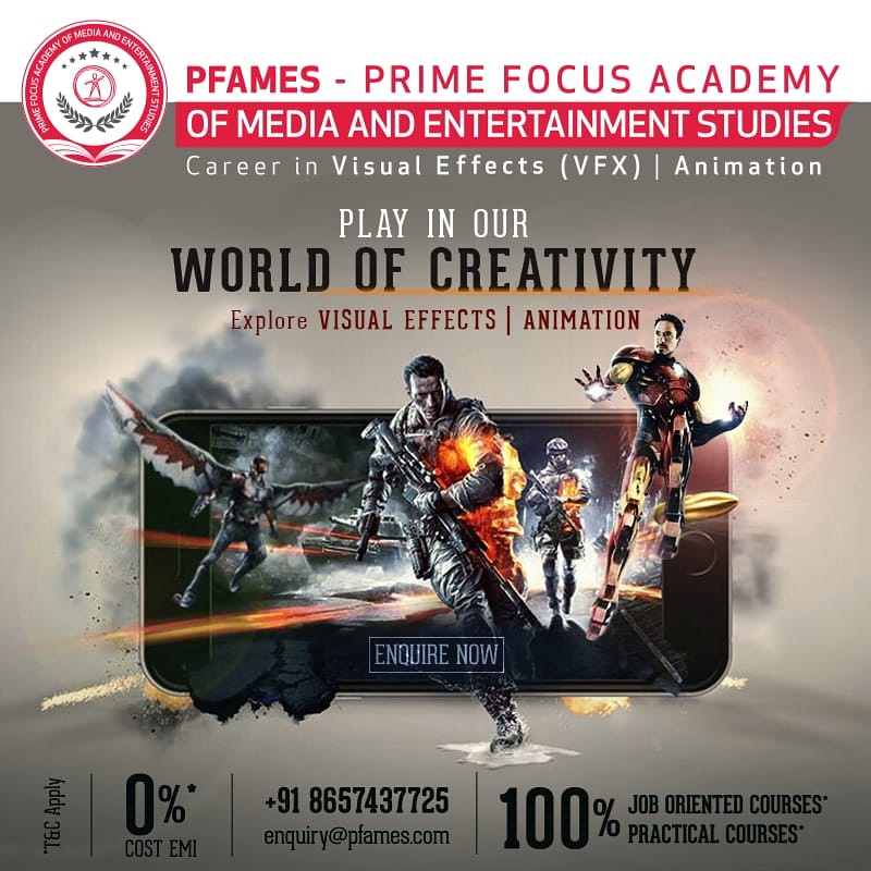 The demand for trained VFX artists is growing rapidly.  

Learn VFX | Animation | Compositing | BG Prep at Prime Focus Academy Now.
#vfx #animation #compositing #careercourse #learningcourses #vfxcourses #visualeffects #vfxindustry #classes #career #careerorientedcourses