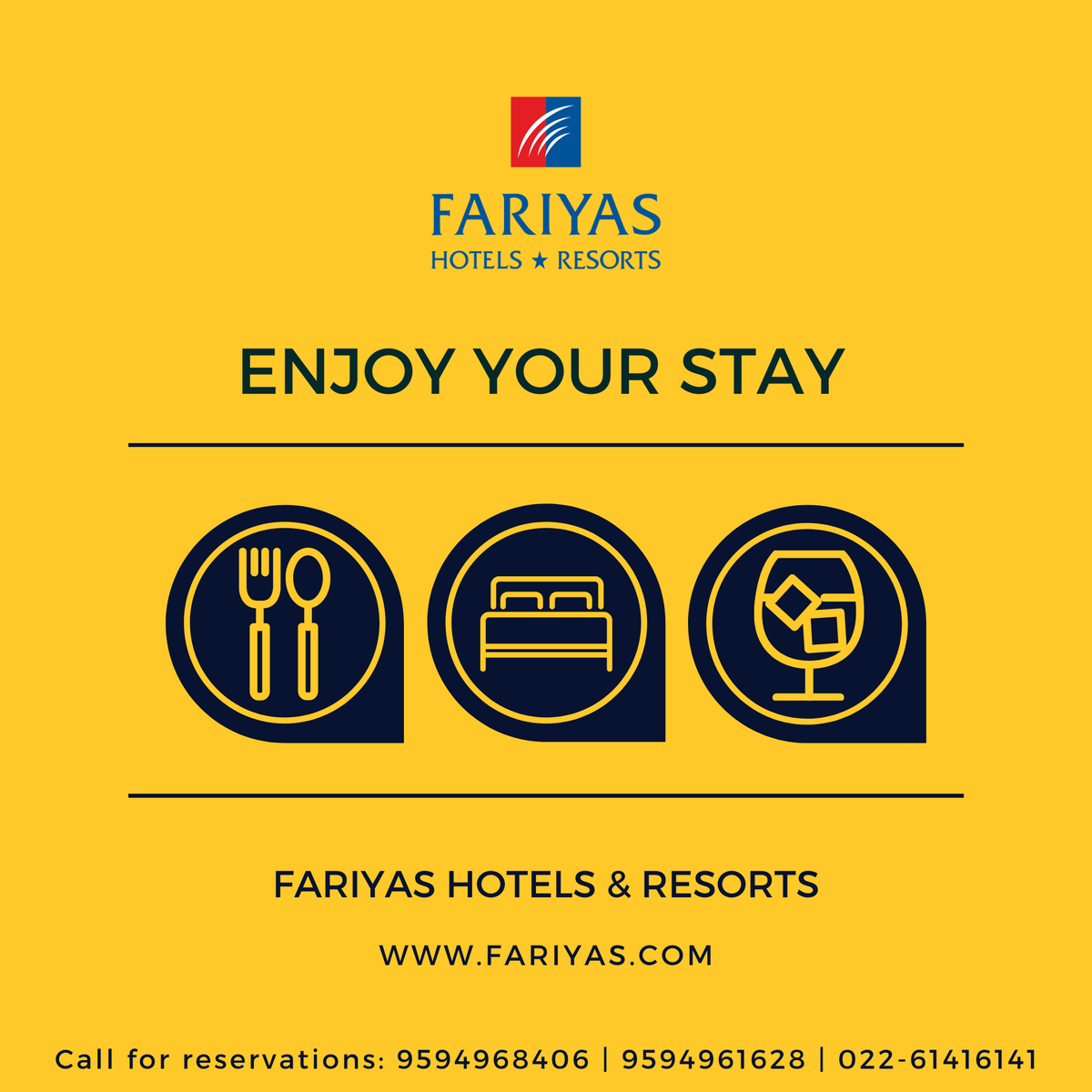 FariyasGroup's tweet photo. We'll take care of you, so you don't have to.
#fariyas #beststay #hotelsincolaba #hotelneartaj #resortinlonavala #businesshotel #luxuryhotel #meetingroom #wedding #foodie #HygieneServices #hygienefood #Holidays #travel #hotel #hotelinmumbai #resortinlonavala #resort https://t.co/V8ZCrDPRaN