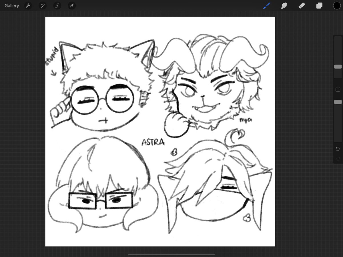 i rly wasnt joking when i said i was gonna do a pro artist move and draw