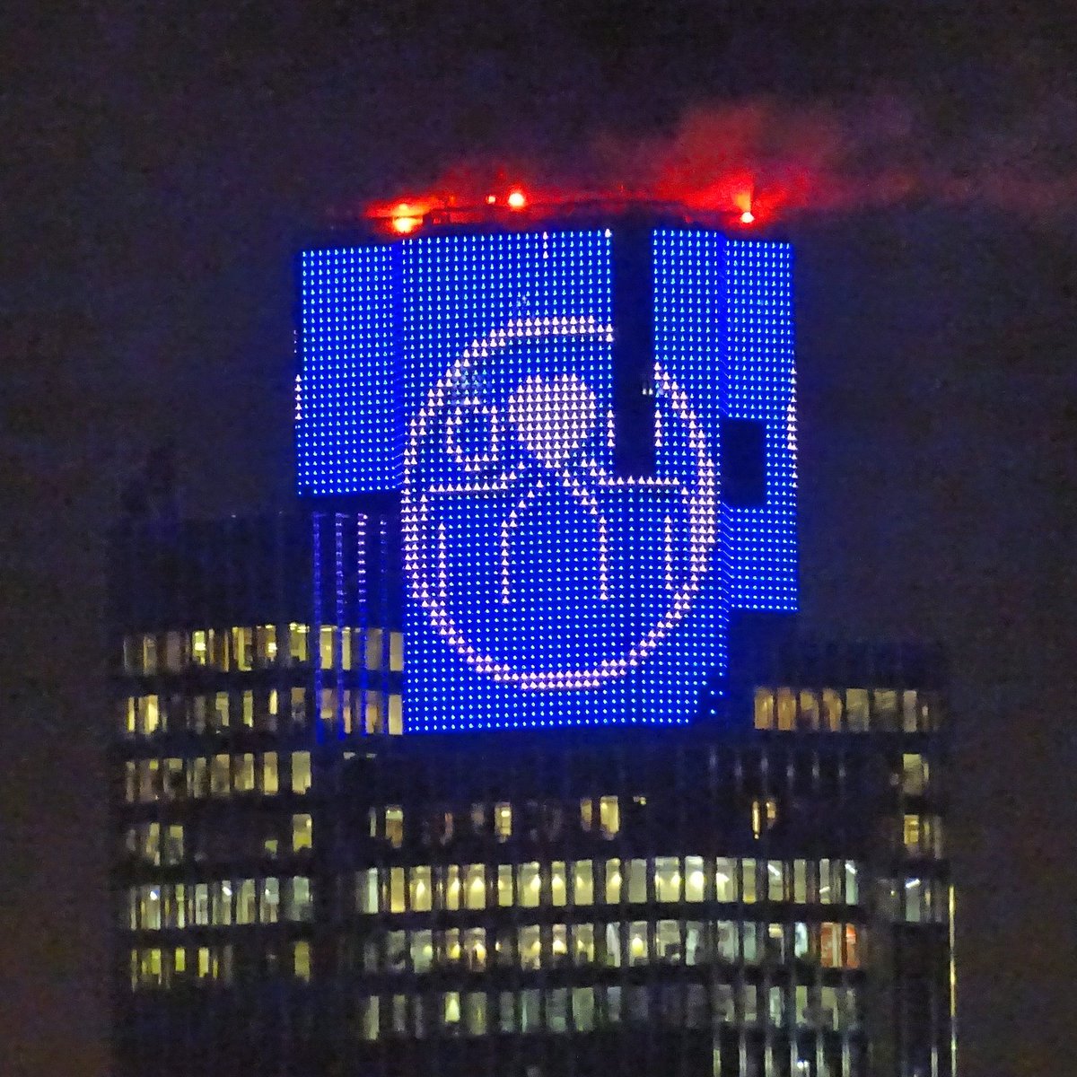 Every Thursday in January, <a href="/42Tower/">Dennis</a> will be lit blue in support of NHS staff and keyworkers. 💙

#surpriseinthelights #tower42 #thursday #january #lighting #blue #nhs #nhsstaff #keyworkers #ThankYou #nhsheroes #staysafe #lovelondon #community #photography #photooftheday