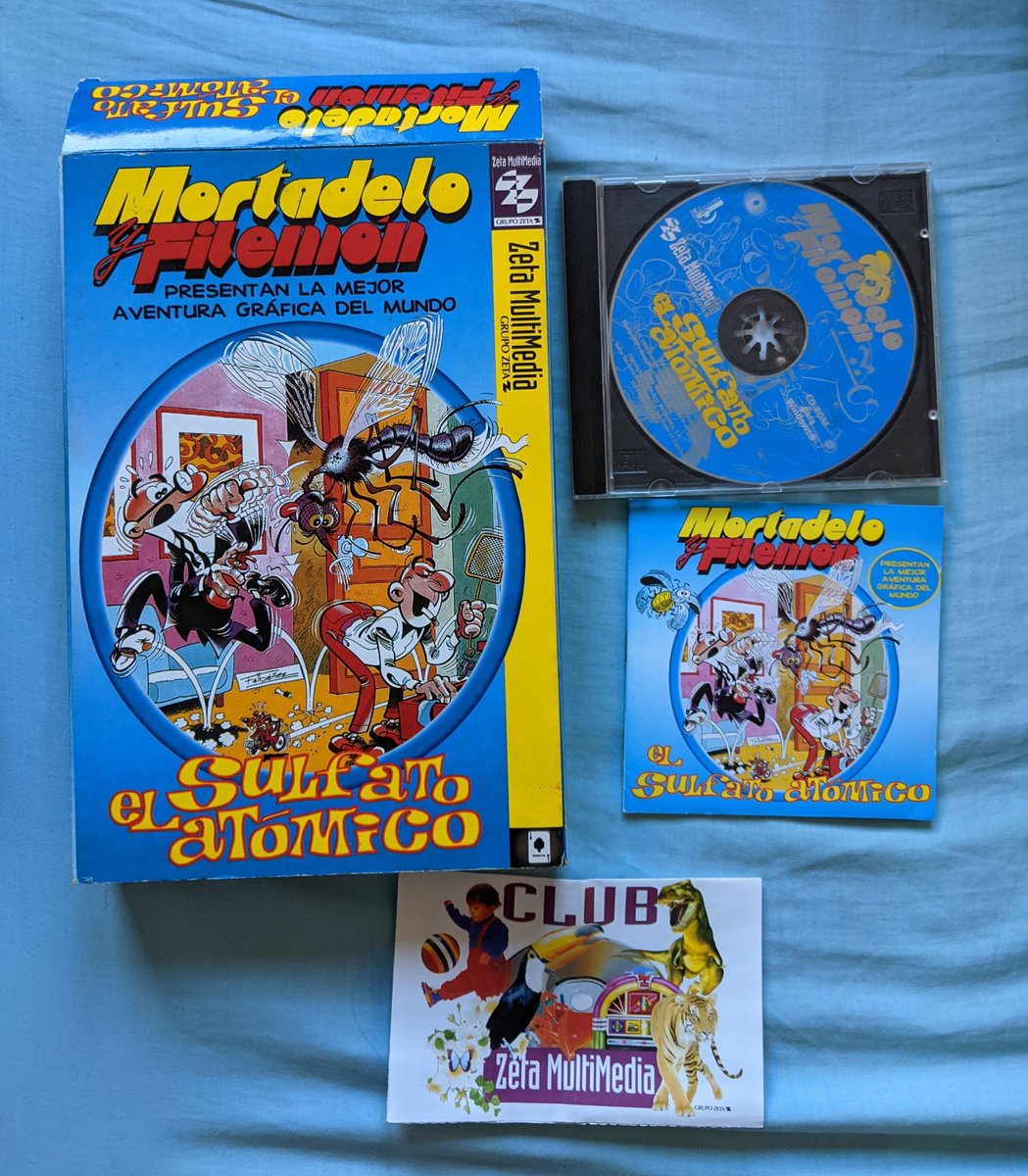 kelmer44's tweet photo. Mortadelo y Filemón: El Sulfato Atómico (Alcachofa Soft, 1997) #aventuraaldia #retrogaming #adventuregames #AlcachofaSoft https://t.co/zvZQmrPfXU