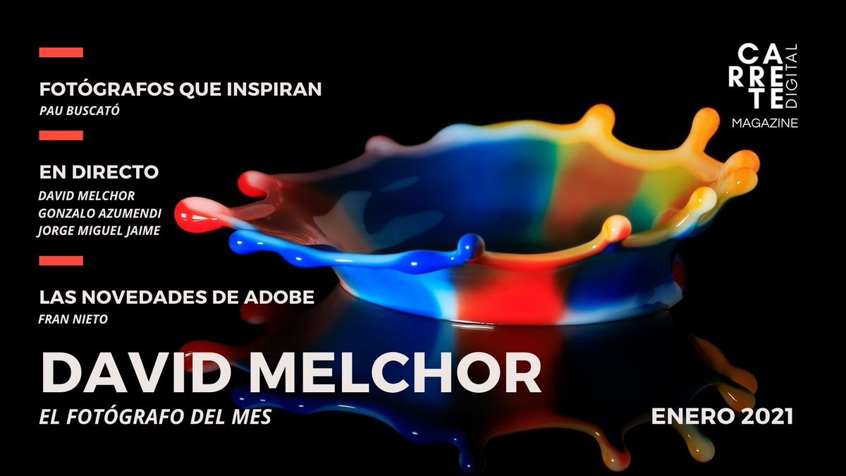 ¿Aún no te has descargado el nuevo Magazine?
Disfruta de consejos, fotografías y fotógrafos en este pdf descargable y totalmente GRATIS.

Si te gusta, compártelo para hacerlo llegar al máximo de personas posible. 

carretedigital.com/magazine-enero…