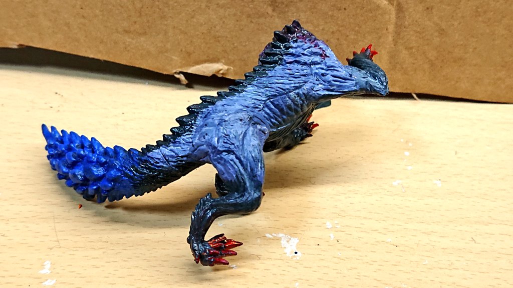 オドガロン亜種のフィギュアを作りました～ クリアフィギュアを改造