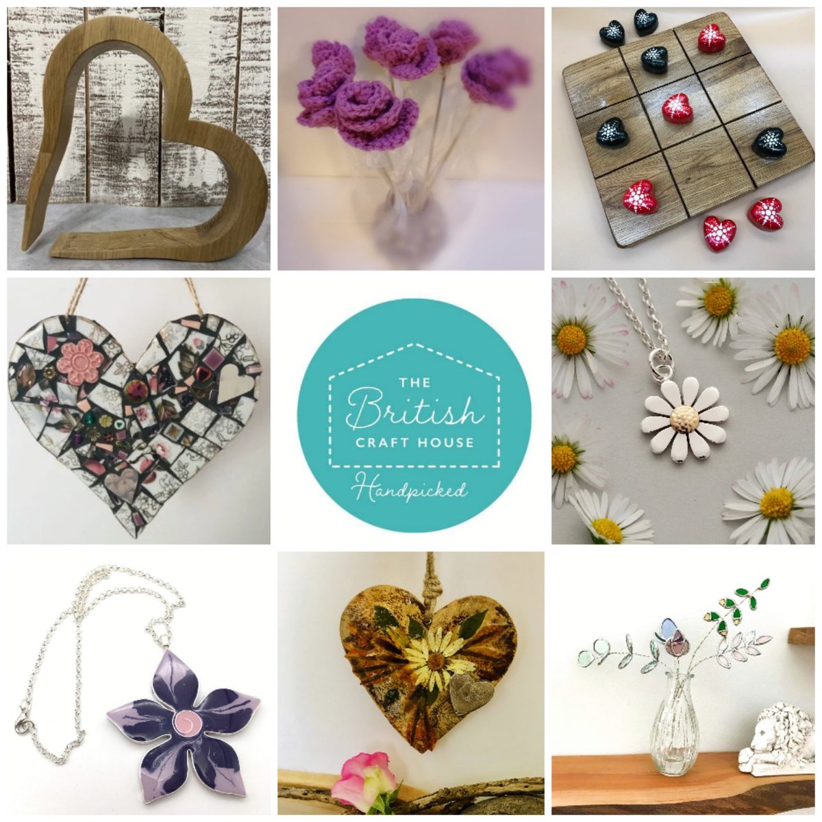 #teamworkthursday is all about hearts &amp; flowers to cheer us all up...

Made by a talented gang over at <a href="/BritishCrafting/">BritishCraftHouse</a>

#hearts #flowers #valentines #handmadegifts