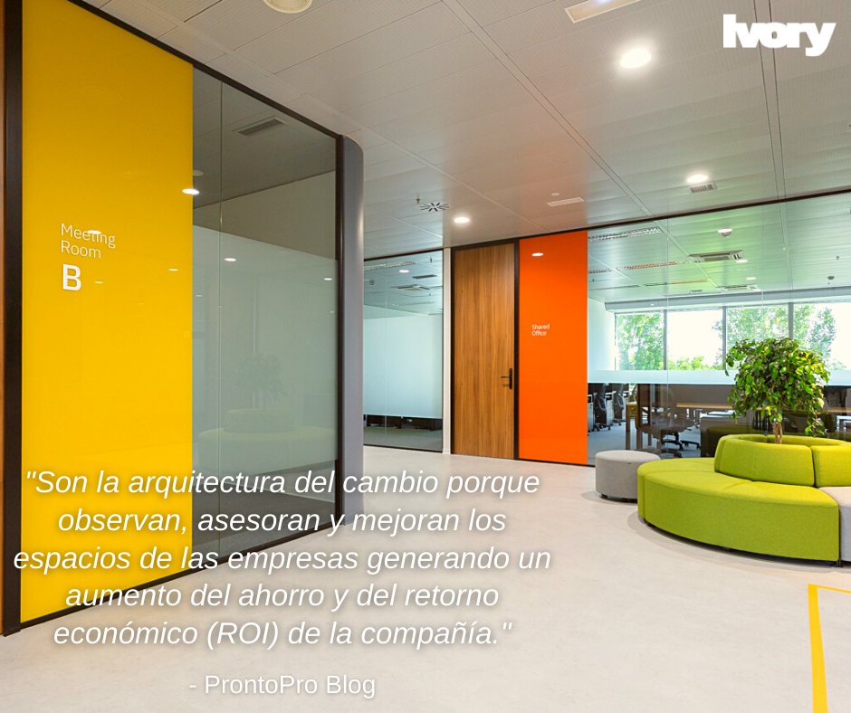 MgmtIvory's tweet photo. Te invitamos a leer la entrevista que ProntoPro realizó a nuestro CEO, Sergio Jiménez. En ella podrás leer sobre cómo en Ivory diseñamos espacios inteligentes, que aumentan la felicidad de los empleados y la productividad de tu empresa. Léela completa en https://t.co/rEIfWhPs7N https://t.co/wK9ift5WoO