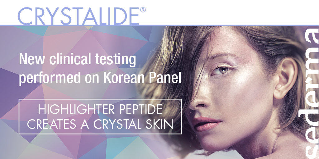 SedermaSAS's tweet photo. 𝙆-𝘽𝙚𝙖𝙪𝙩𝙮-𝙞𝙣𝙨𝙥𝙞𝙧𝙚𝙙 𝙞𝙣𝙜𝙧𝙚𝙙𝙞𝙚𝙣𝙩 demonstrated visible efficacy on Korean skin type! 💫
Check out the conclusive results of our last clinical testing performed on Korean panel with Sederma’s active ingredient Crystalide™
https://t.co/pb1yrVjvzg
#kbeauty https://t.co/qJnWJ3dqVN