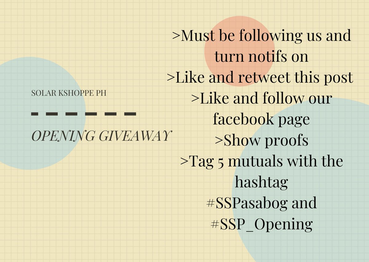 SolarKshoppe's tweet photo. PH🇵🇭

Solar KShoppe Opening Giveaway 

1 Winner of Unsealed NCT Resonance Pt1 Past Version Album

Please click the photo below for the  mechanics

🗓️Ends March 31

Facebook page: https://t.co/6WJUS55vb3
Twitter: @SolarKshoppe https://t.co/xmiB2KKT4y