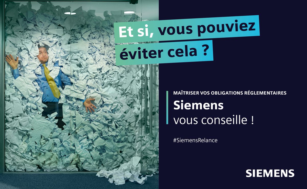 [RENOVATION ENERGETIQUE] #DécretBACS, #DécretTertiaire, #RE2020, écrasés par vos obligations réglementaires et normatives ? 🤯 Siemens vous accompagne : Eligibilité aux dispositifs #FranceRelance, Financement, Savoir-faire technologique sie.ag/2KbrtPX #SiemensRelance