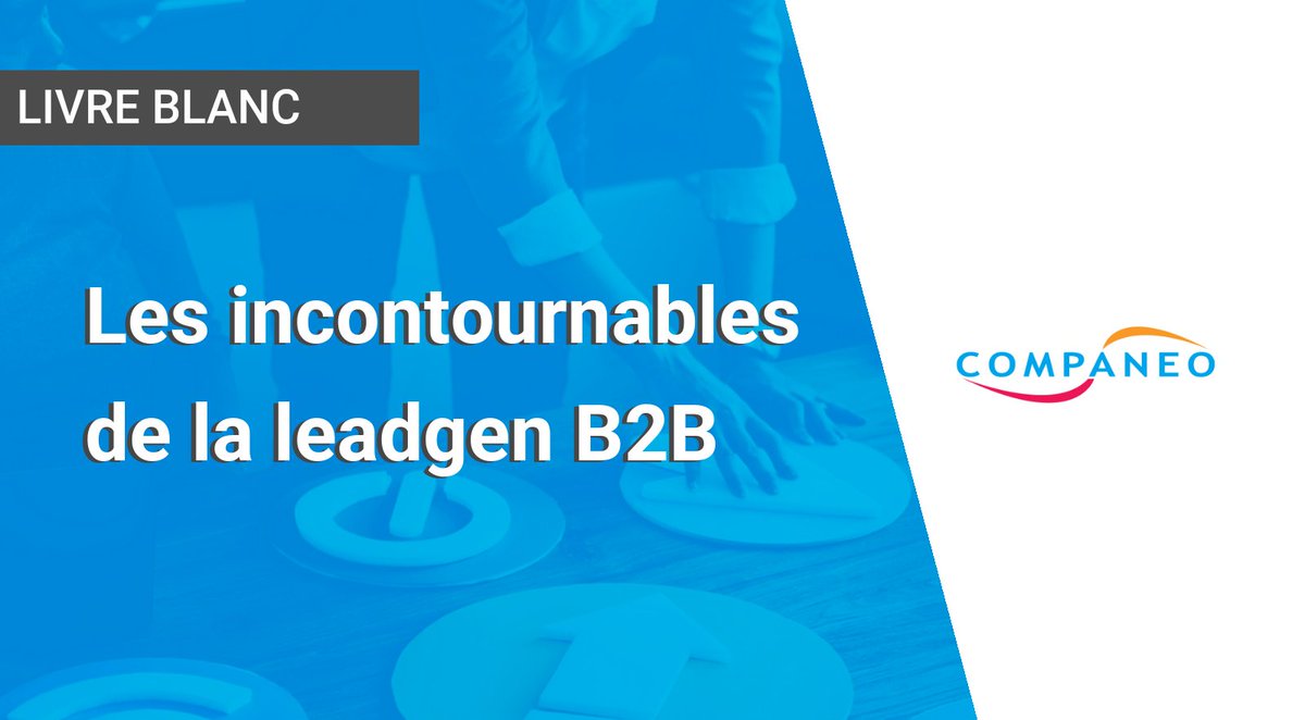 Companeo's tweet photo. Découvrez toutes les clés nécessaires pour atteindre vos objectifs et prendre la voie d’un #marketing plus efficace, orienté #ROI dans notre #livreblanc ➡️ https://t.co/PlUGm7mJpt
#B2B #BtoB #leadgen #leadgeneration https://t.co/cUfgjvMfu1