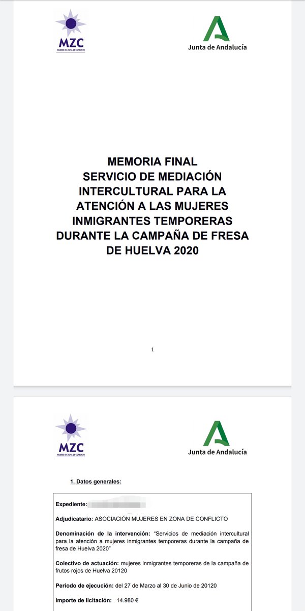Buenos días!! Para abrir el año hoy os traemos la memoria de la pasada campaña del fruto rojo de <a href="/MZC_Cooperacion/">MZC Cooperación</a>. Aquí hablan del trabajo realizado junto con la patronal en el PRELSI. Cabe destacar para comenzar que no encontramos denuncia alguna en todo el informe. 🤔