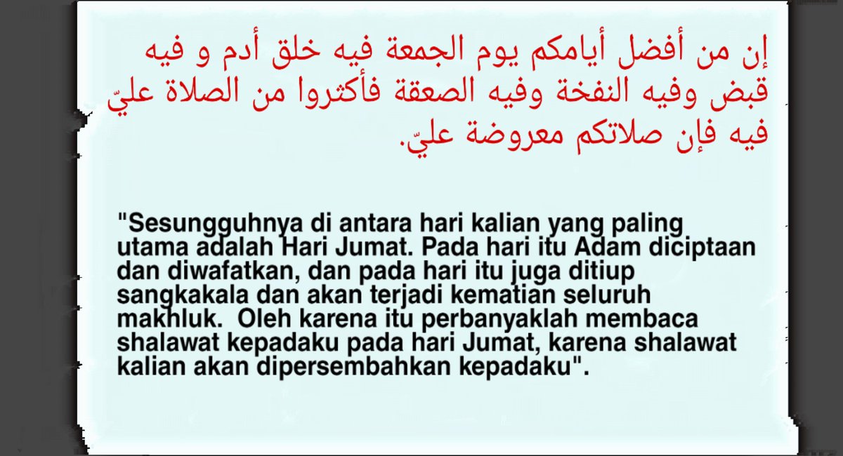 1. Mendapat kesunnahan Nabi.Diriwayatkan dari Aus bin Aus, Rasulullah SAW bersabda: