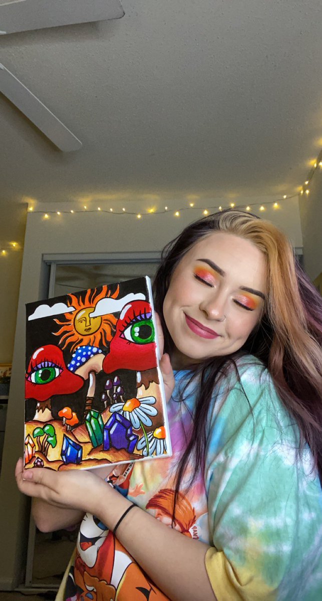 VarleyHope's tweet image. The art vs. the artist 🍄✨🎨🌞