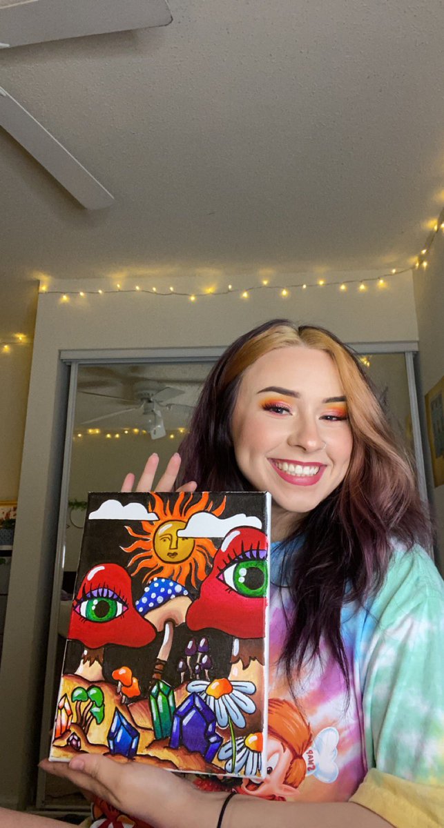 VarleyHope's tweet image. The art vs. the artist 🍄✨🎨🌞