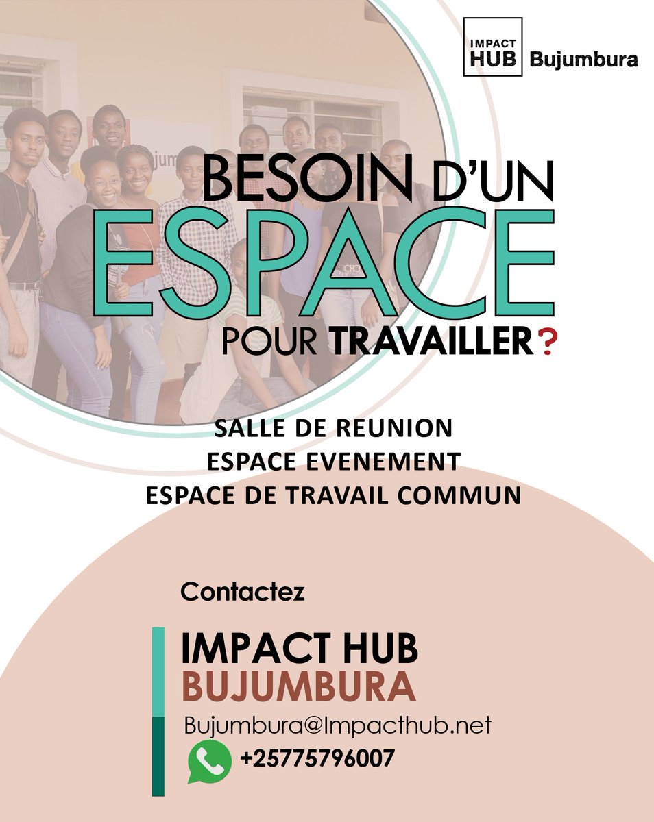Impact Hub Bujumbura (@impacthubbjm) on Twitter photo 