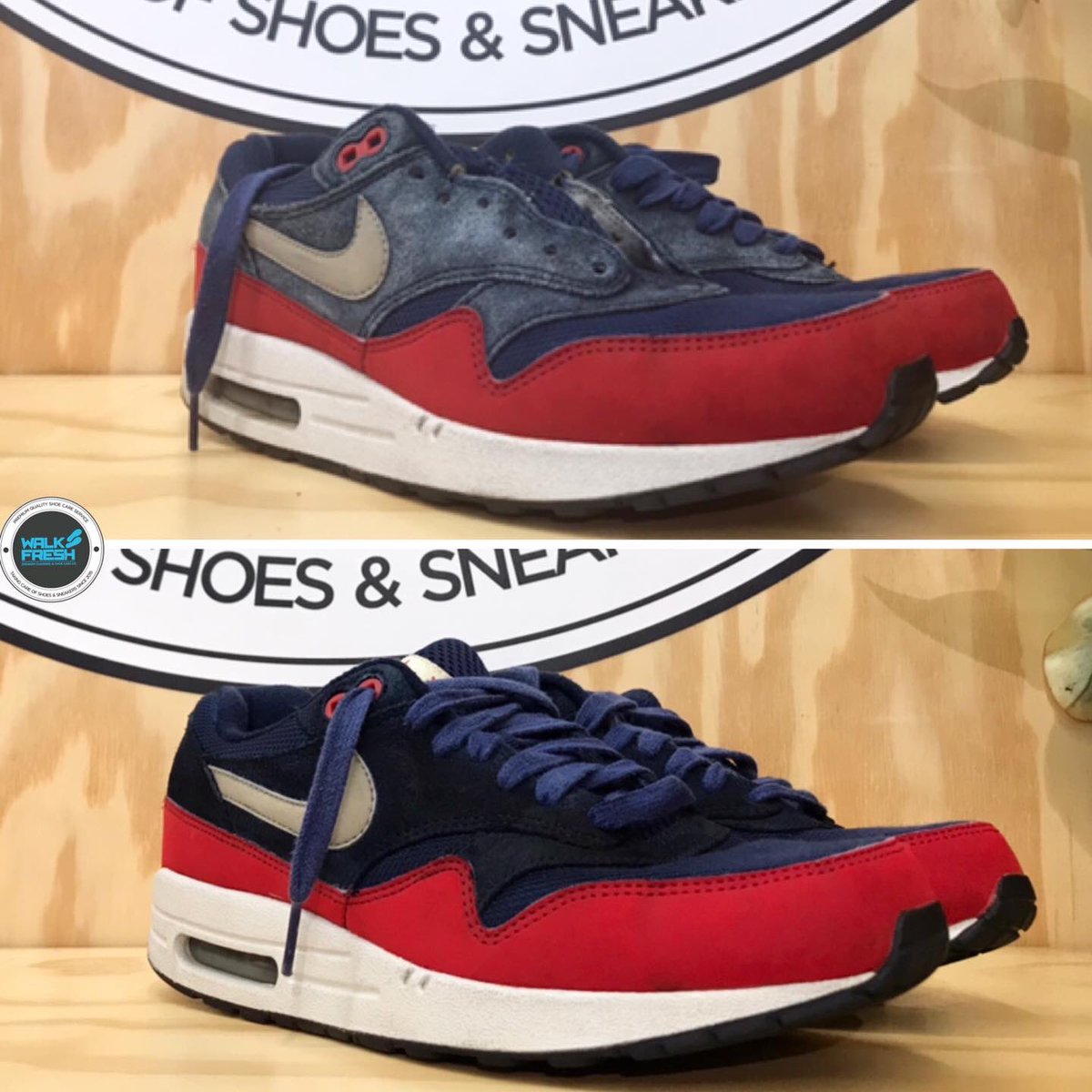 WalkFreshSandtn's tweet photo. Don’t give up on your favourite footwear before bringing them to us. 🤞🏾🔥
Our prices range between R100-R260. Our shop is located inside @sportscene Sandton City.
To book a FREE home/work pick up (min 4pairs), DM us or follow the link in our bio.
#walkfreshsandton #walkfresh https://t.co/pilaMLSxHy