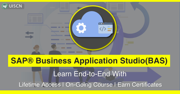 ui5cn's tweet photo. Learn SAP® Business Application Studio(BAS) Development-Learn Development with SAP® BAS IDE for New SAPUI5 Apps, Connection Setting, UI5 Tooling, MTA, Approuter, SCP Workflow in BAS, and More. 
Course Link: https://t.co/vsXBaKWmrk
For Offers: https://t.co/xeVYlx6nNp
#sapui5 https://t.co/EC1V5qm7ZA