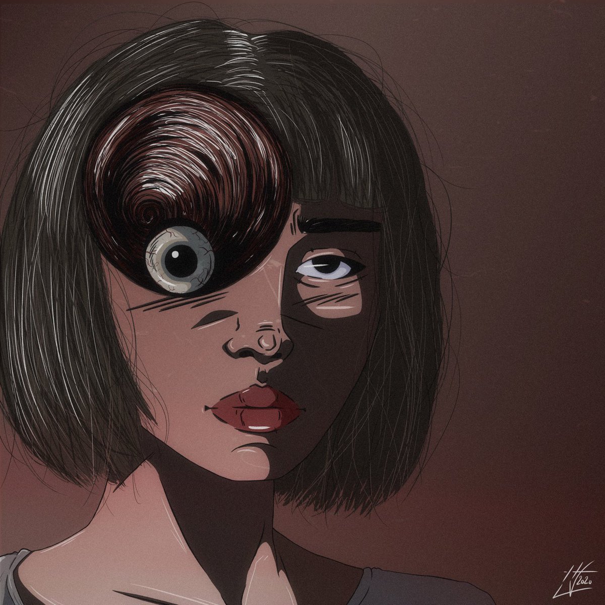Gr333n_'s tweet photo. @flydxndelion Hey !! Je fais principalement des illustrations de portrait dans un style semi réaliste 🔥 https://t.co/Zefgh84wrm