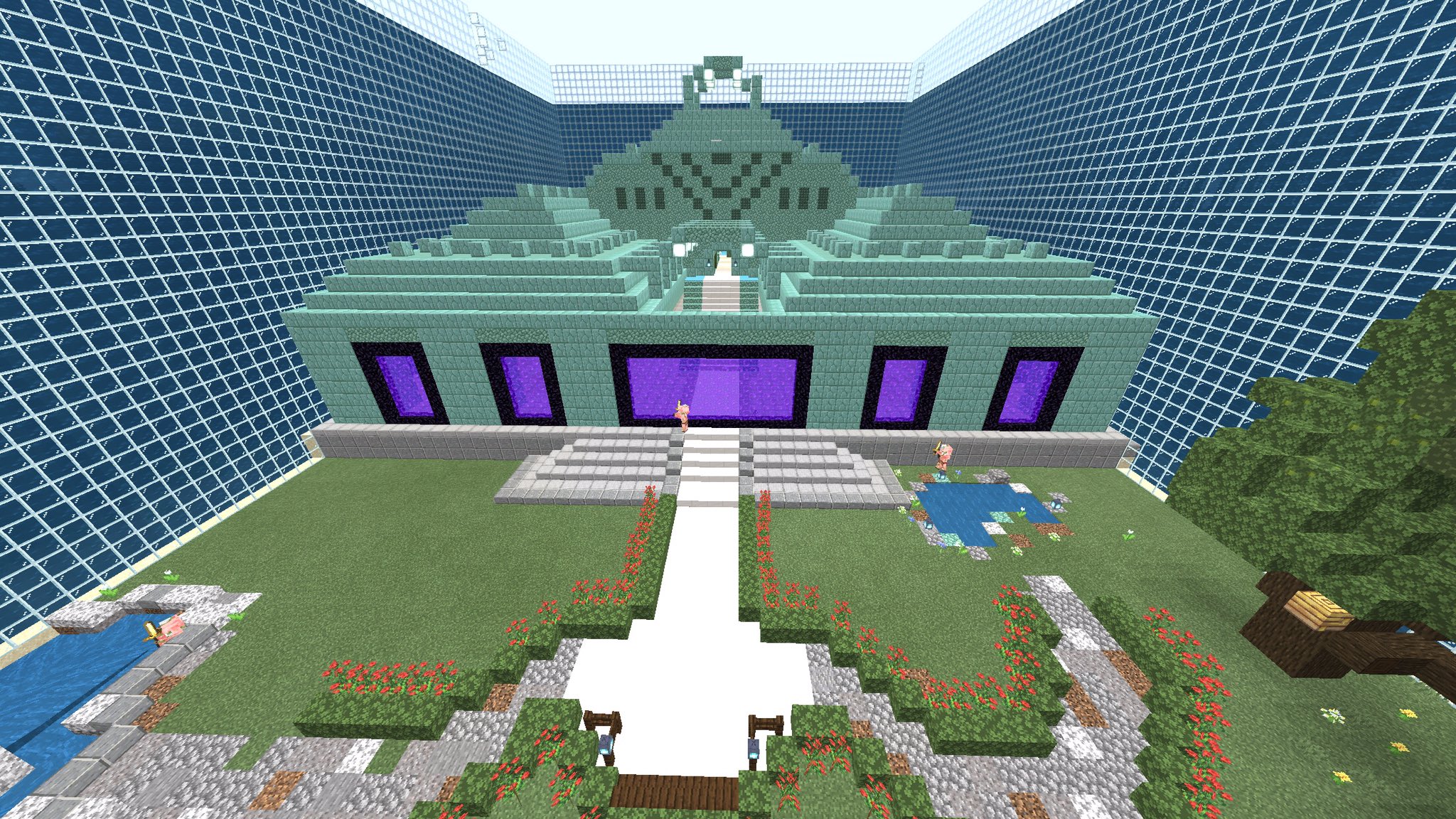 アンジー Hiyokominecraft 最初は普通にネザーゲートつなげたら オーバーワールドからネザー に行ってオーバーワールドに帰るとき 違う場所にネザーゲートが出来るという現象 マイクラあるある に困ってました ちゃんと正しい座標を調べて溶岩湖の上に