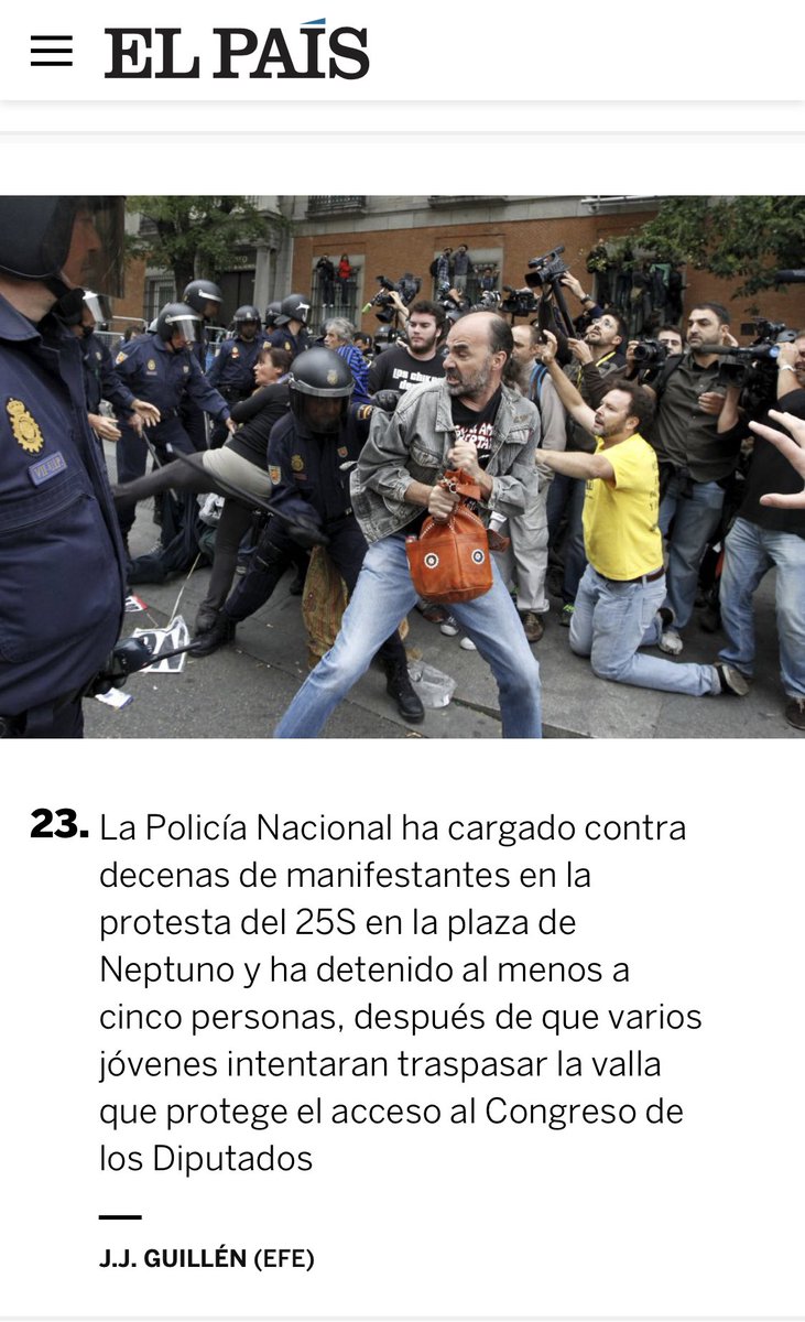 LuisamarGG's tweet photo. Algunas personas, hiperventiladas, se suben a las paredes cuando se compara la invasion del Capitolio y el “Rodea el Congreso” de 2012. Pero la única diferencia es q en España se protegió mejor la sede la soberanía popular y no lograron entrar aq lo intentaron denodadamente. https://t.co/RKA4JGNBYR