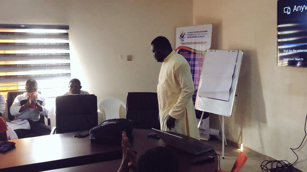 fjdpnigeria's tweet photo. Happening live at the FJDP Makurdi Conference Hall.
Capacity building training for all staff of the organization. (Day 1) https://t.co/EnWUnPABNG