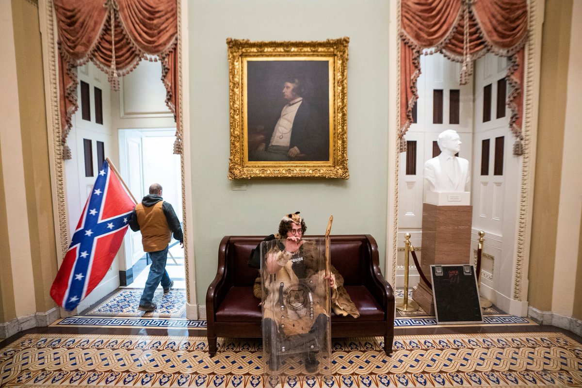 So much respect for colleagues in DC over the past 24 hours. Incredible and brave work by all. Unbelievable events and incredible photography. I keep coming back to this frame by @epaphotos Jim Lo Scalzo...