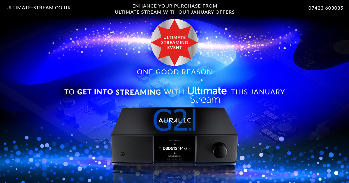 ultstream's tweet image. See our amazing upgrade offers on @AURALiCLtd G1 and G2.1 this January. ultimate-stream.co.uk/ultimate-strea…