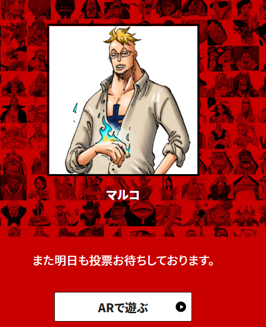 Sdエイバル A Twitter 投票しておきましたよ 何となく似ているような ワンピースキャラ世界人気投票 マルコ マルコ ドミトロヴィッチ
