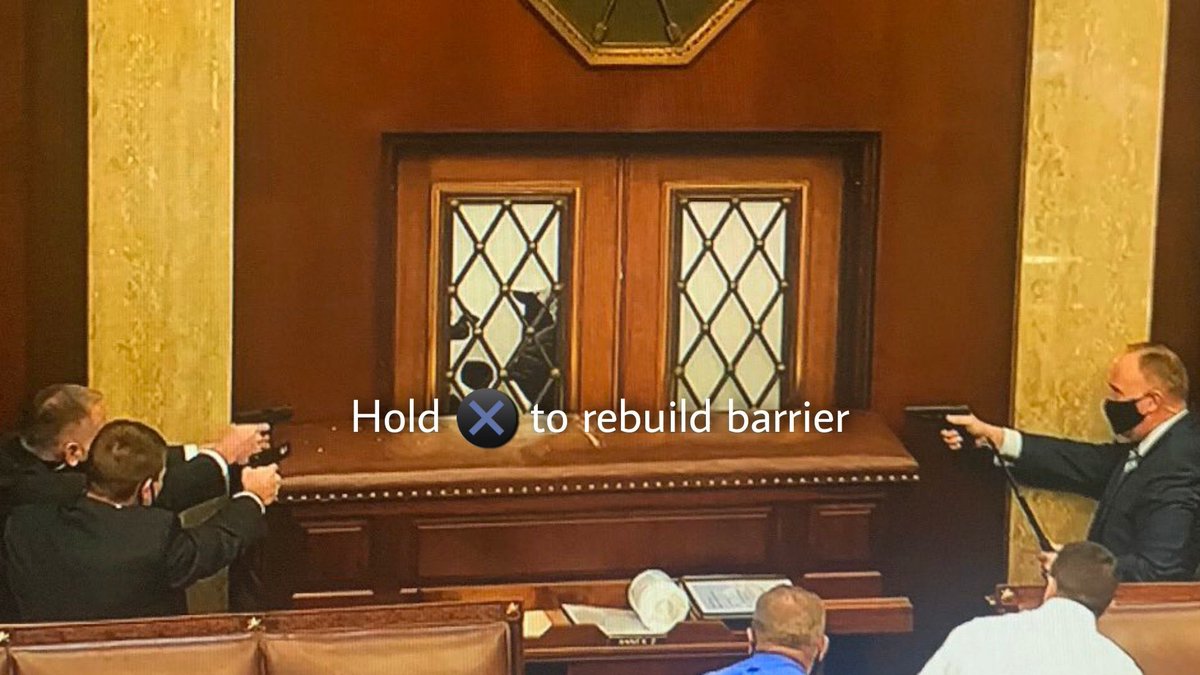 PaintBeasts's tweet photo. why play FIVE on cod zombies when u can storm the capital building irl 😍😍😍 https://t.co/O1QVhI3ypz