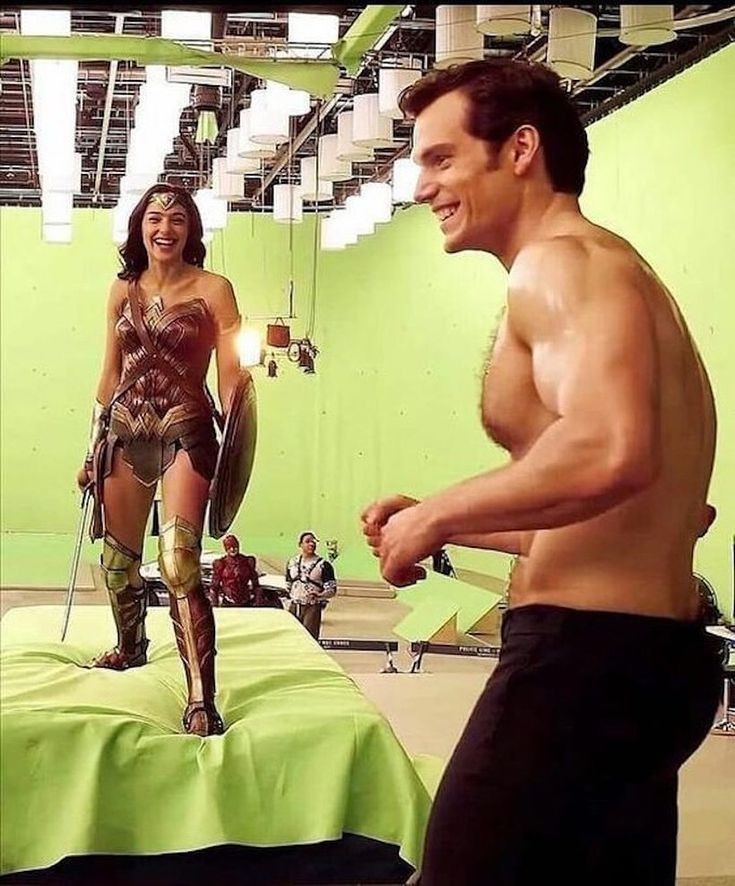 Honorable Mention To this Justice League Green Room Fun Scene...