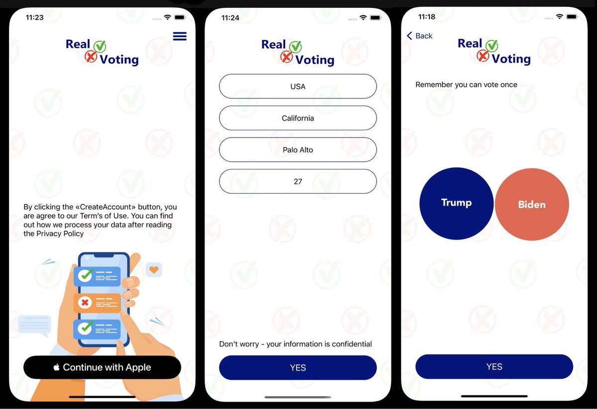 VotingReal's tweet photo. @JudgeJeanine IF YOU SUPPORT TRUMP, FOLLOW ME AND MAKE A REPOST❗️❗️❗️
ALL THE INFORMATION IS ON THE PAGE❗️❗️❗️

✅DOWNLOAD FREE APP -Realvoting✅
VOTE FOR THE PRESIDENT

https://t.co/CGJXr6BYlA https://t.co/d2cydibr5t