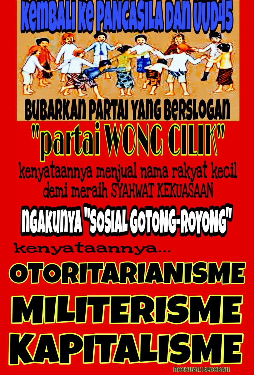 LeozapAndy's tweet photo. Kembali ke Pancasila dan UUD 1945 https://t.co/SSytF3oLbu