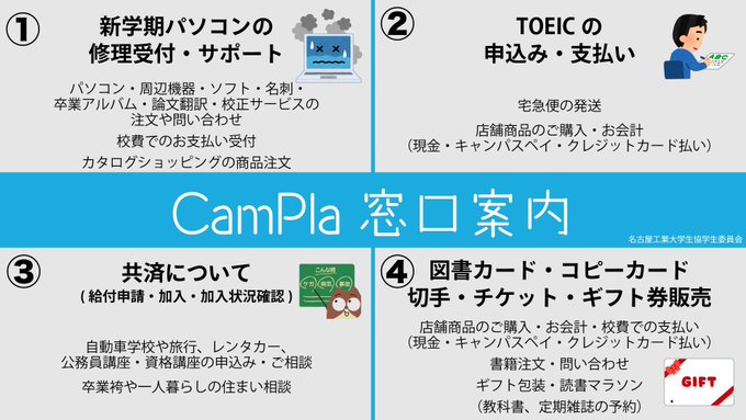 名古屋工業大学生協学生委員会 Nitcoopgi 2021年01月 Twilog