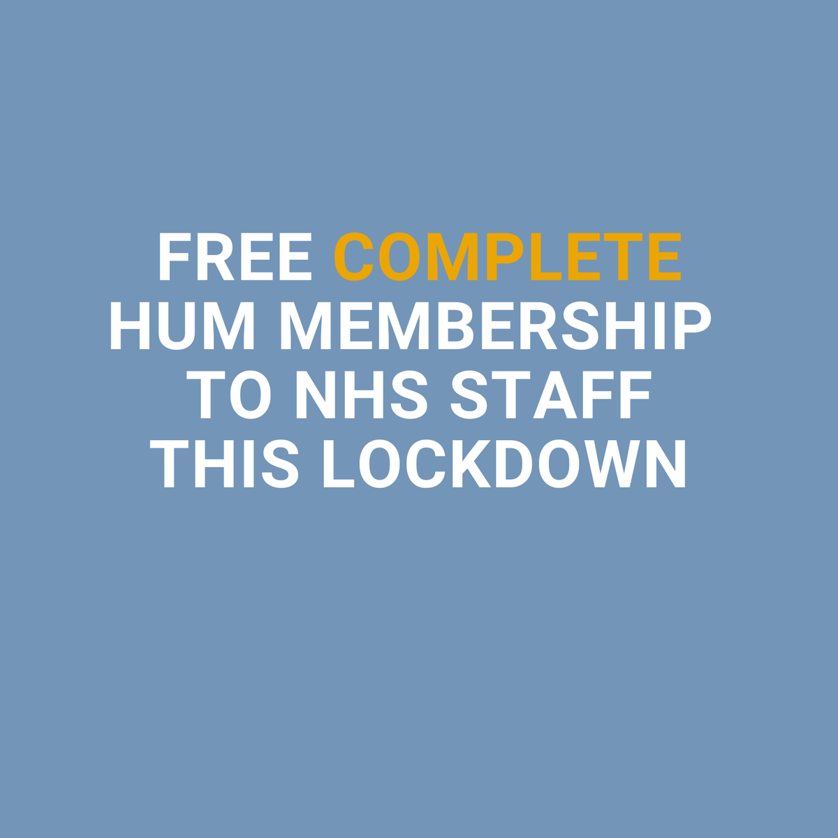 onsongchoirs's tweet photo. In response to the latest government announcement, we’re pleased to be providing something to help your #wellbeing during lockdown…

✨Free on demand singing workshops for everyone 
✨Free full membership to HUM for NHS Staff 

https://t.co/nOOYgiPPXt
#hospitalarts @CHWAlliance https://t.co/JcHyqpbDXV