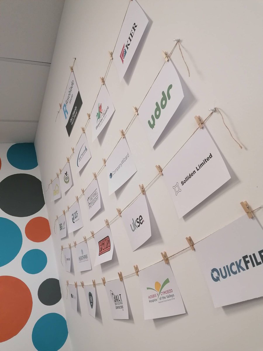 We 💙 all our clients! So much so, we're now displaying their logos on our new "Wall of Fame" 😃

#Business #WallOfFame #OurClients #LoveOurClients #Marketing