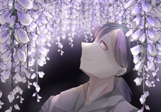 藤の花のtwitterイラスト検索結果