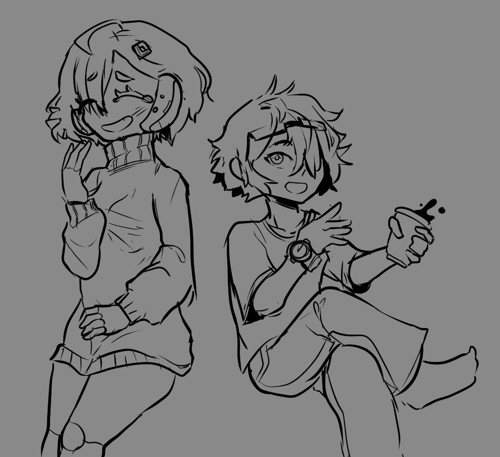 These two already were friends but now im making them date fuck it https://t.co/zxVnguMPXm 
