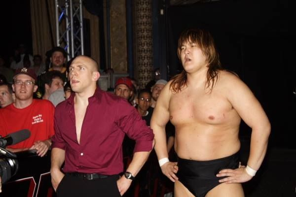 MengsMullet's tweet photo. Look at this picture of Danielson wearing his signature color in street clothes like he's the maroon Power Ranger https://t.co/bnHQuhdQmJ